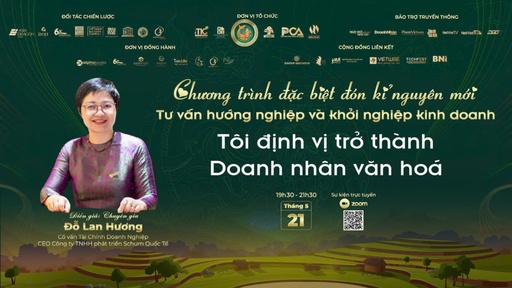 Chương trình tư vấn hướng nghiệp và khởi nghiệp kinh doanh "Tôi định vị trở thành Doanh nhân văn hóa"