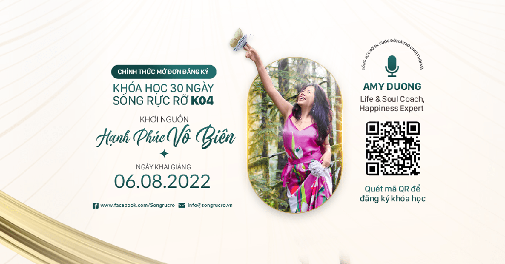 30 ngày chuyển hóa Sống Rực Rỡ K04 - Khơi nguồn hạnh phúc vô biên