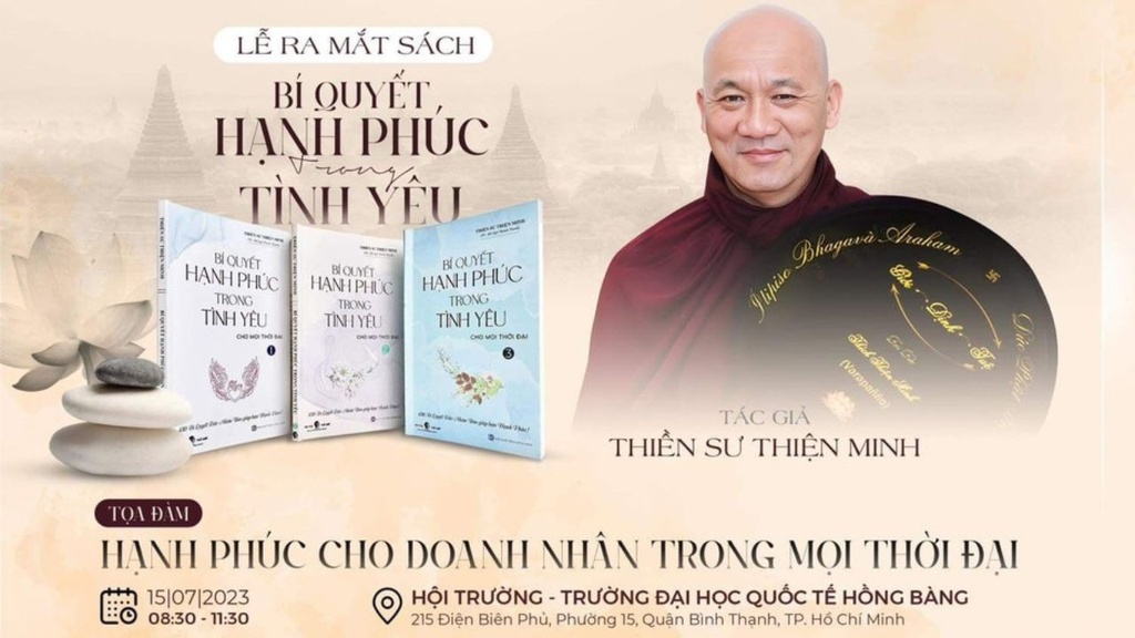 Lễ ra mắt sách “Bí Quyết Hạnh Phúc Trong Tình Yêu” và Tọa đàm “Hạnh Phúc Cho Doanh Nhân Trong Mọi Thời Đại”