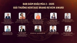 Công bố danh sách Ban Giám khảo Heritage Brand Review Award 2025