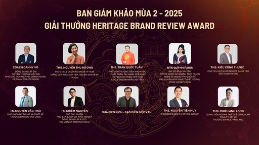 Công bố danh sách Ban Giám khảo Heritage Brand Review Award 2025