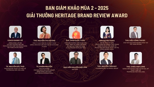 Công bố danh sách Ban Giám khảo Heritage Brand Review Award 2025