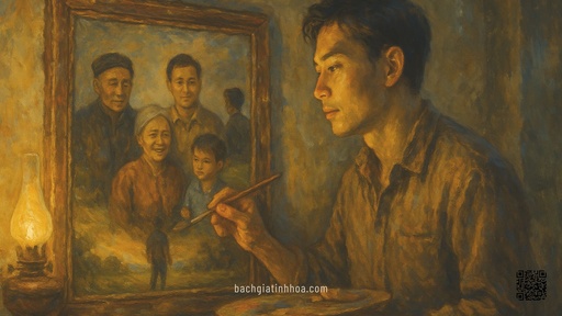 TRUYỆN 77: BỨC TRANH TRÊN TƯỜNG CŨ