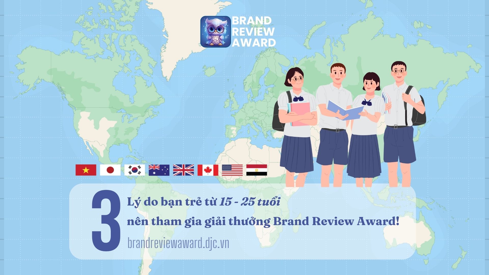 3 Lý do bạn trẻ từ 15 - 25 nên tham gia giải thưởng Brand Review Award!!!