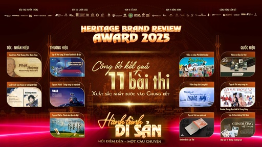 HERITAGE BRAND REVIEW AWARD 2025: CÔNG BỐ 11 BÀI THI VÀO VÒNG CHUNG KẾT