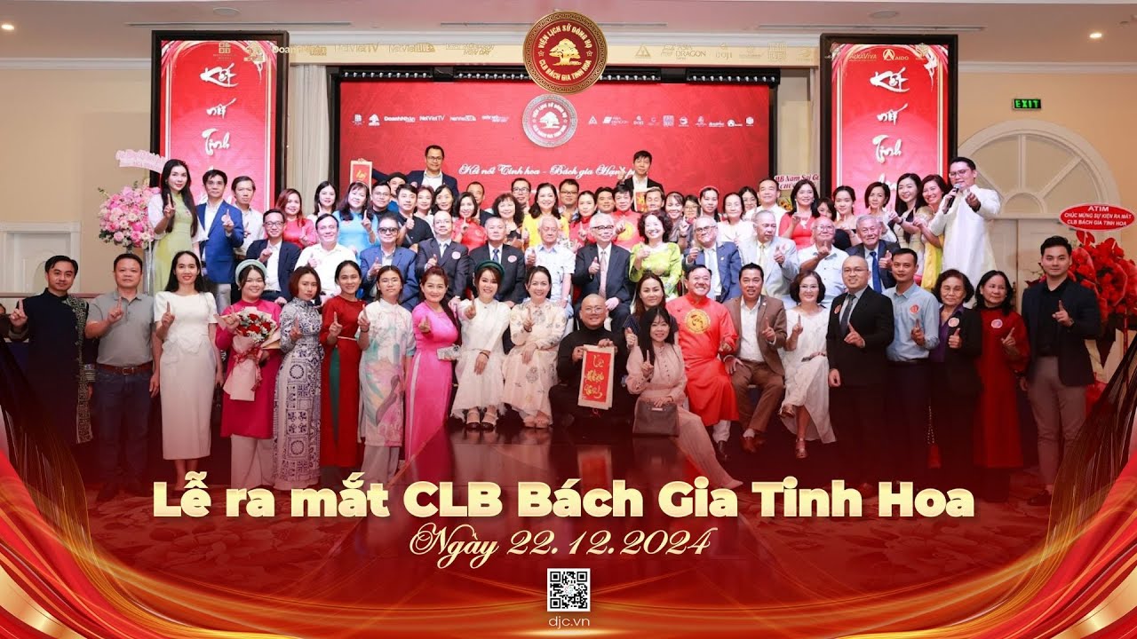 Lễ ra mắt CLB Bách Gia Tinh Hoa 22/12/2024
